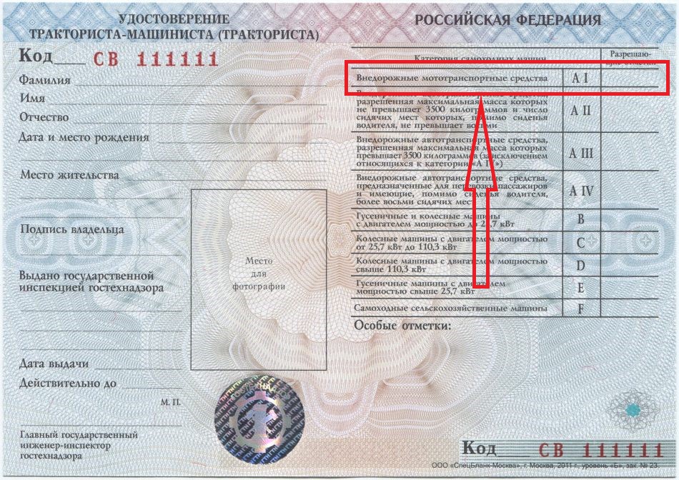 Какие нужны права для управления снегоходом